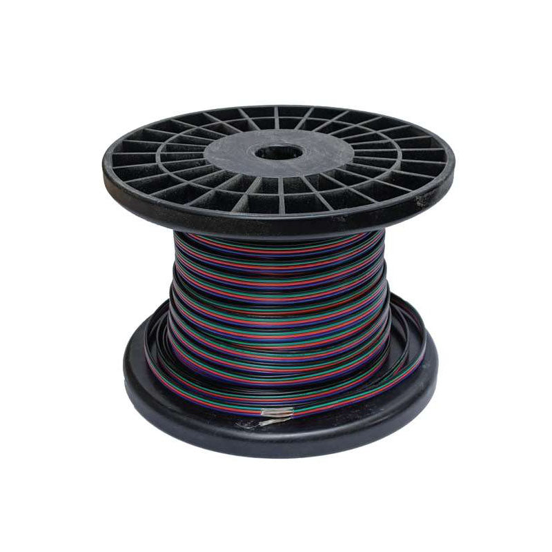 18AWG 4 Core Black/Green/Red/Blue Electrical Cable For LED Strip Light