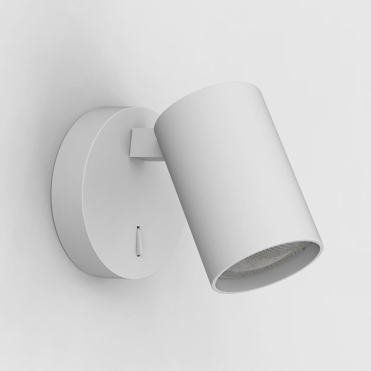 Ascoli Single Switched Textured White 1286010