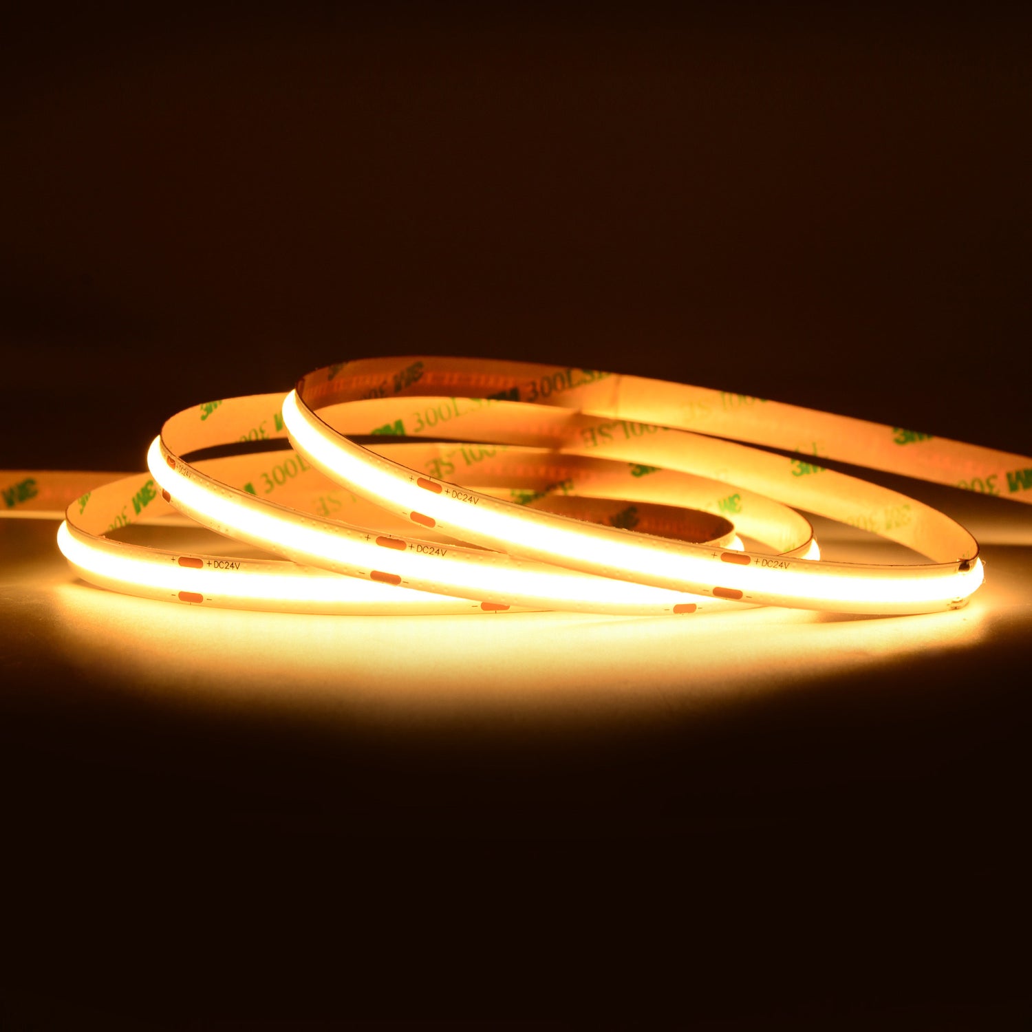 COB LED Strip Light 3000K | 24V, 15W/m, 528 LEDs/m – IP20 LUK-528-30K-V24-P10