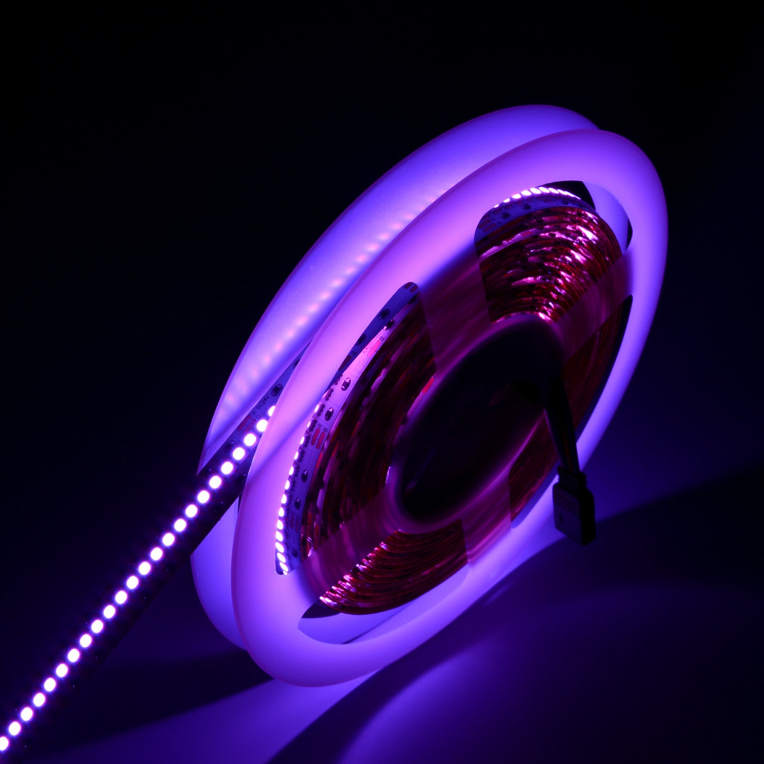 SMD3838 RGB LED Strip | 24V, 16W/m, 120LED/m, 5m Roll, IP20 LUK-120-RGB-V24