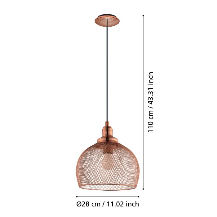 Eglo Straiton Pendant Light 49738