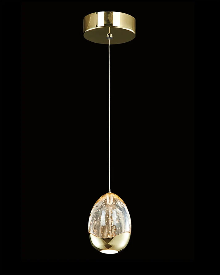 Terrene 1Lt Pendant Gold Illuminati Light