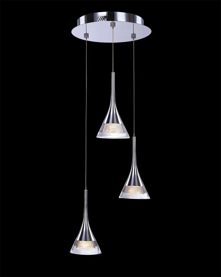 Jewel 3Lt Round Pendant Illuminati Light