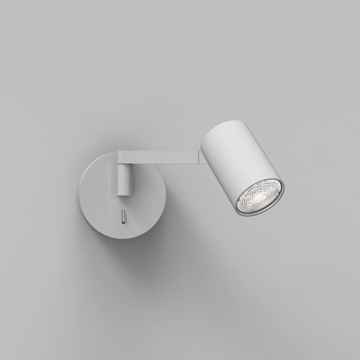 Ascoli Swing Textured White | GU10 | IP20 | Wall Reading Light