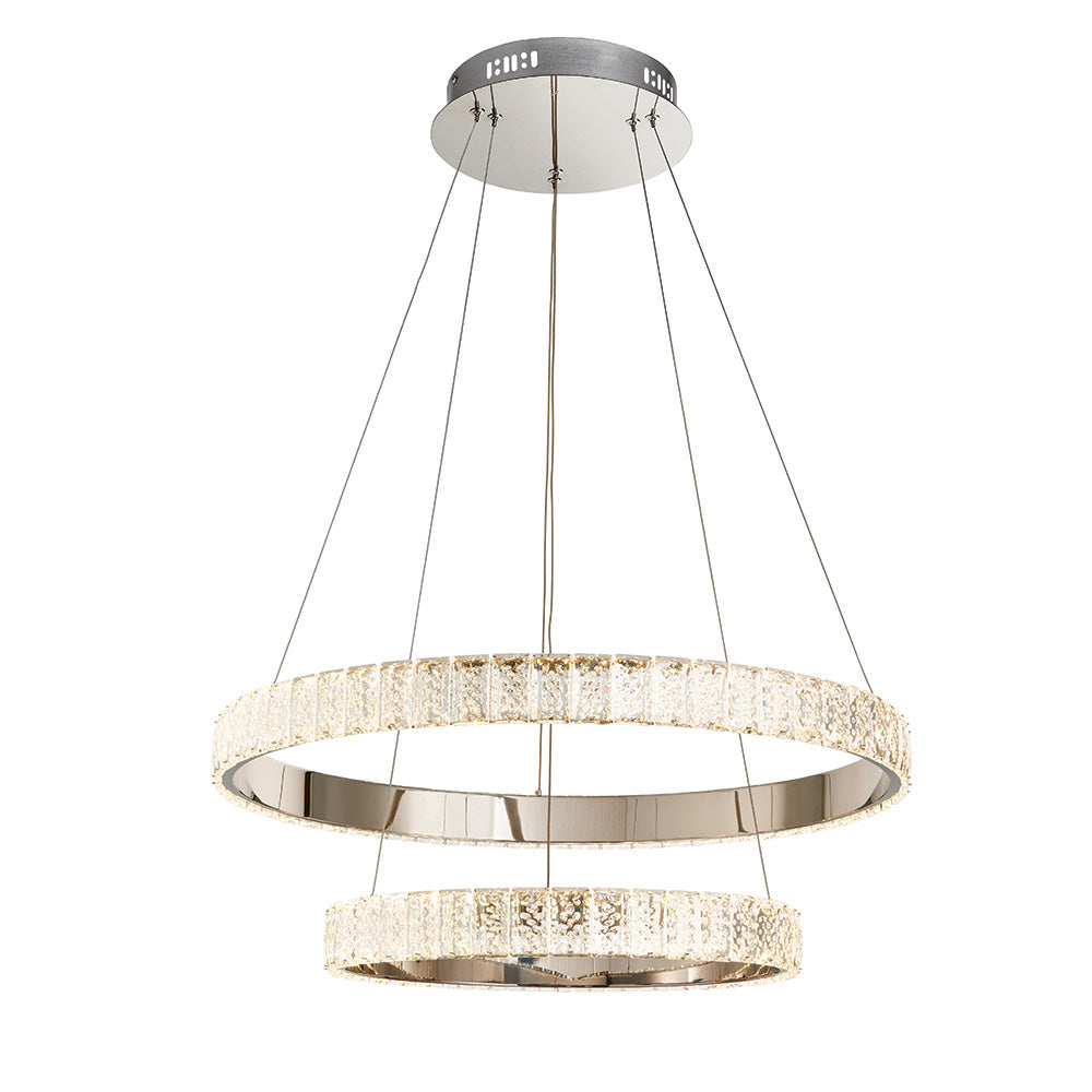 Endon  Celeste 2 ring pendant 78701