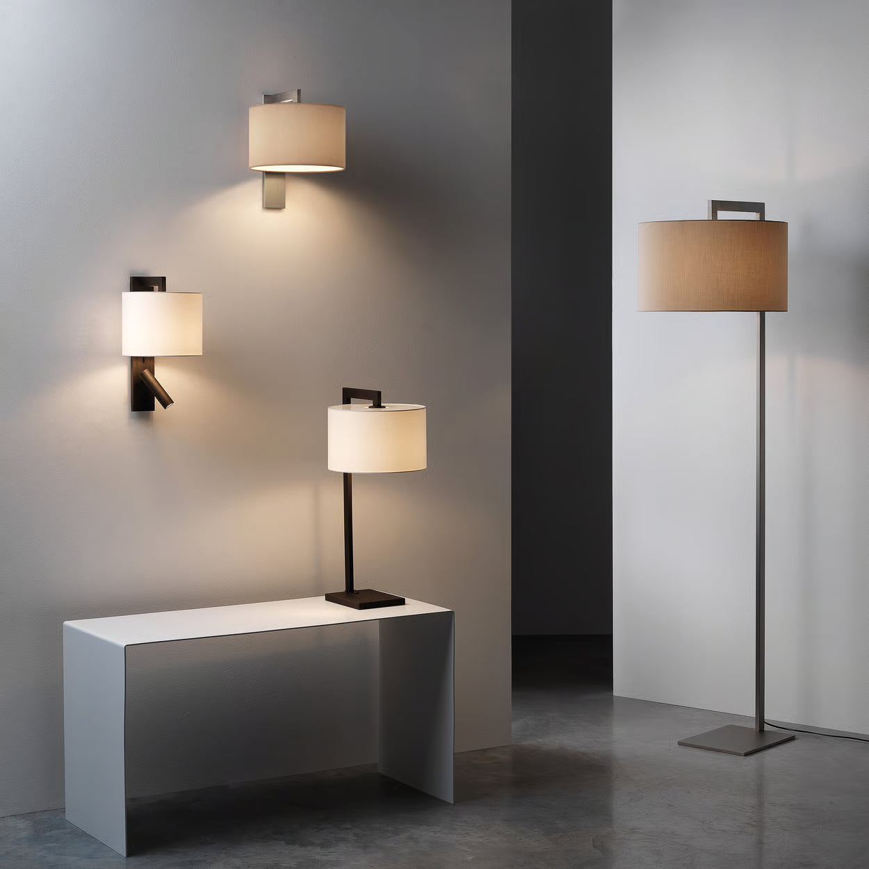 Ravello LED Reader Wall Light | Bronze | E27 & LED Spotlight | IP20