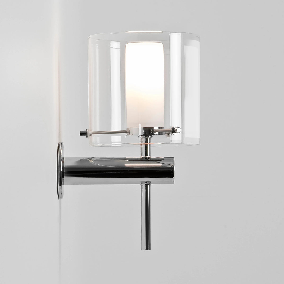 Arezzo Bathroom Wall Light | Clear Glass | G9 | IP44