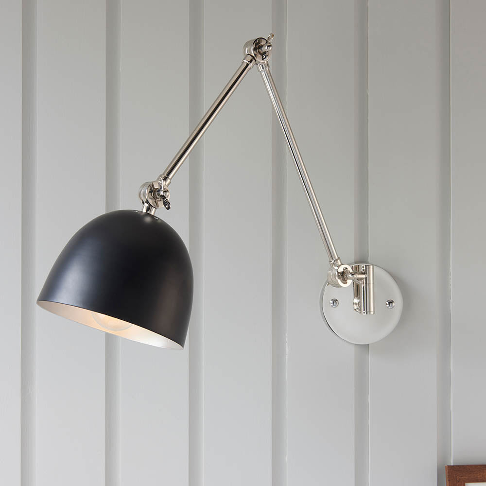Endon Lehal Swing arm wall  93431 (POLISHED NICKEL)