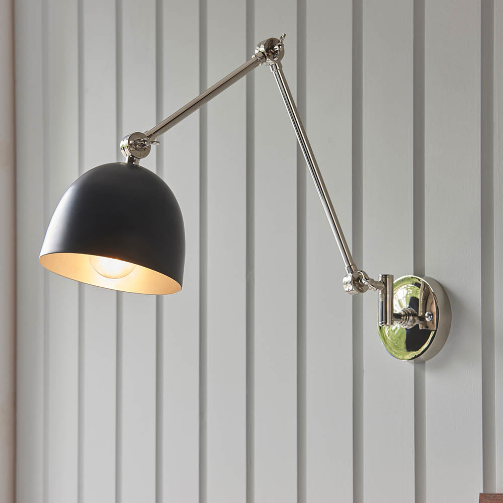 Endon Lehal Swing arm wall  93431 (POLISHED NICKEL)