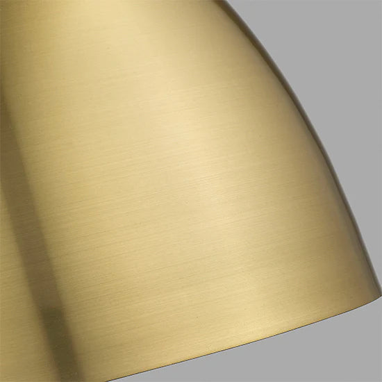 Serene Acton Ceiling Pendant Light In Antique Brass And Matt Black ACTO032AB1PEND