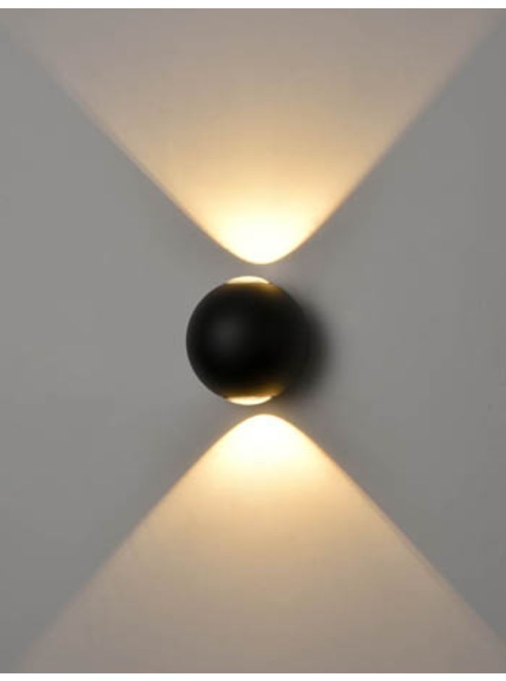 FRANKLITE  Aura Exterior 2lt LED Wall Light  EXT6628