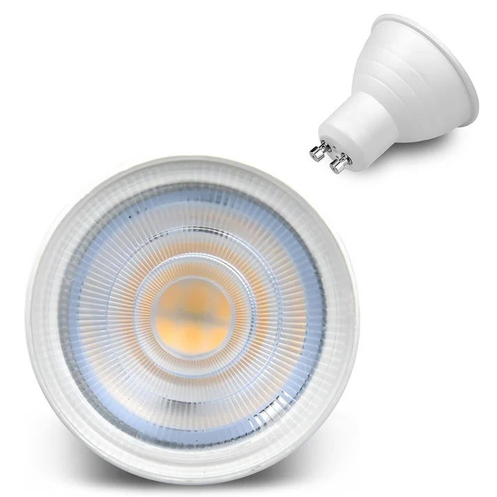 CRI ≥ Ra 90 LED GU10 6.5W Bulb 3000K Warm White Dimmable – 500lm, 40° Beam, 70W Equivalent