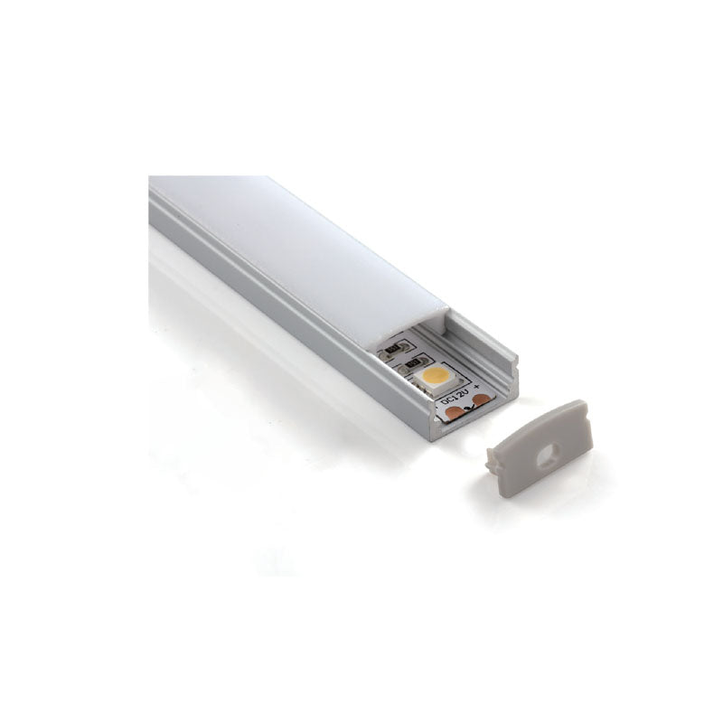LED Profile LUK-002-R – Slim Recessed Aluminium LED Channel 2 m - thelightinggallery