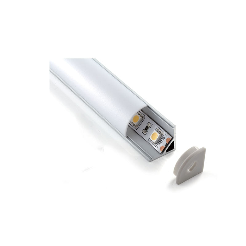 Squar aluminum LED profile  Option PC opal matte diffuser LUK-006-3M