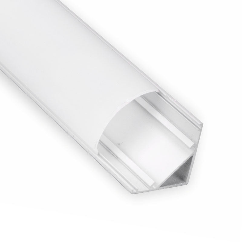 Squar aluminum LED profile  Option PC opal matte diffuser LUK-006-3M