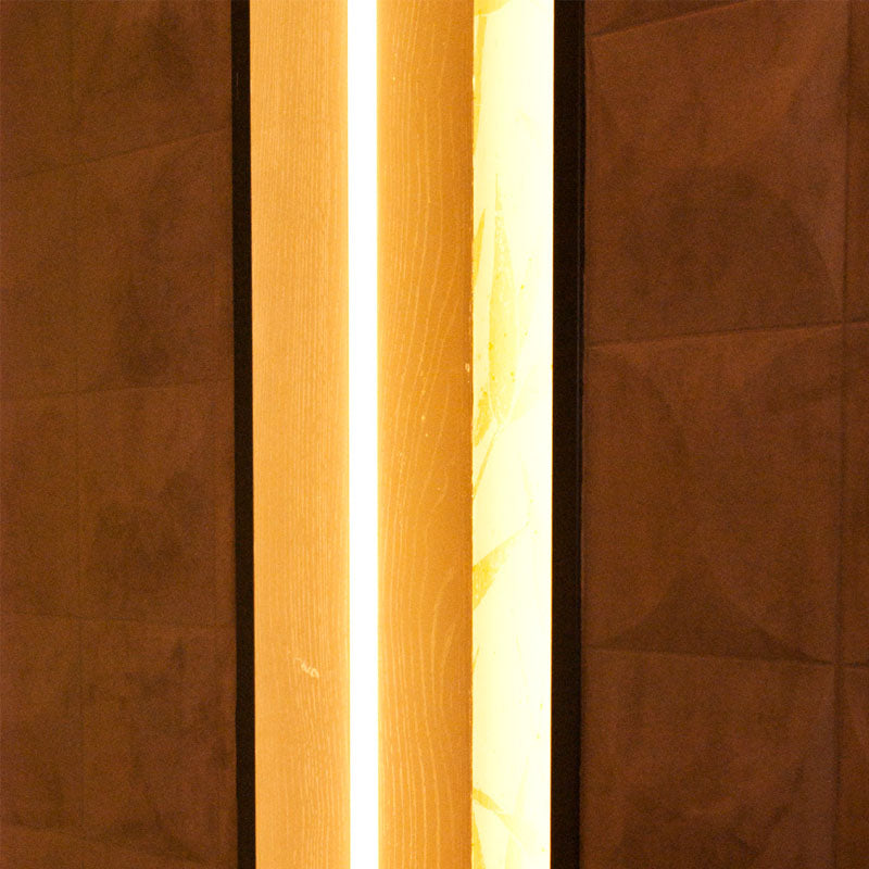 Aluminum LED profile without flange  Option PC opal matte diffuserLUK-014-R