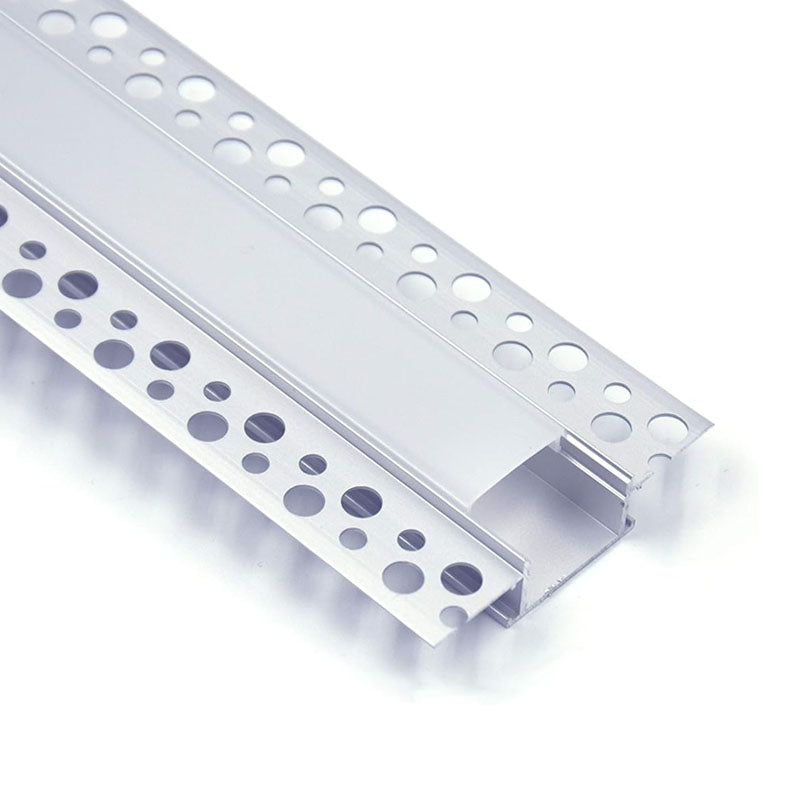 Aluminium LED Profile Recessed for Drywall/Ceiling – 3M with Diffused Cover - LUK-071