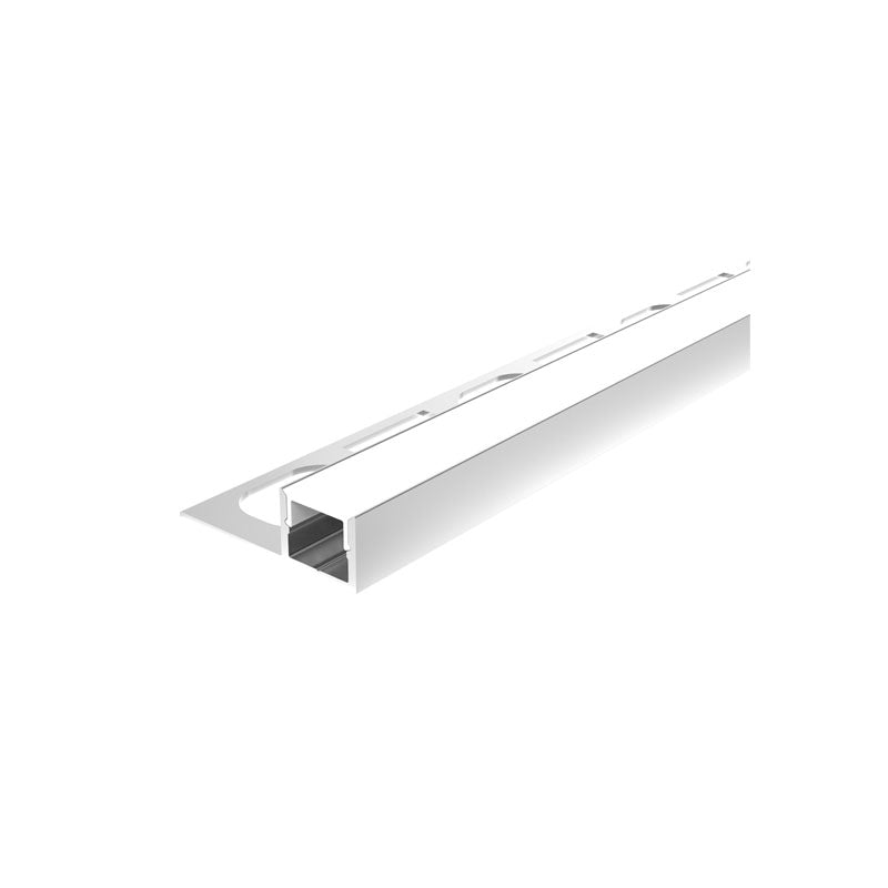 Aluminium LED  Profile with Flange – 2M Diffused Cover - LUK-087-2M