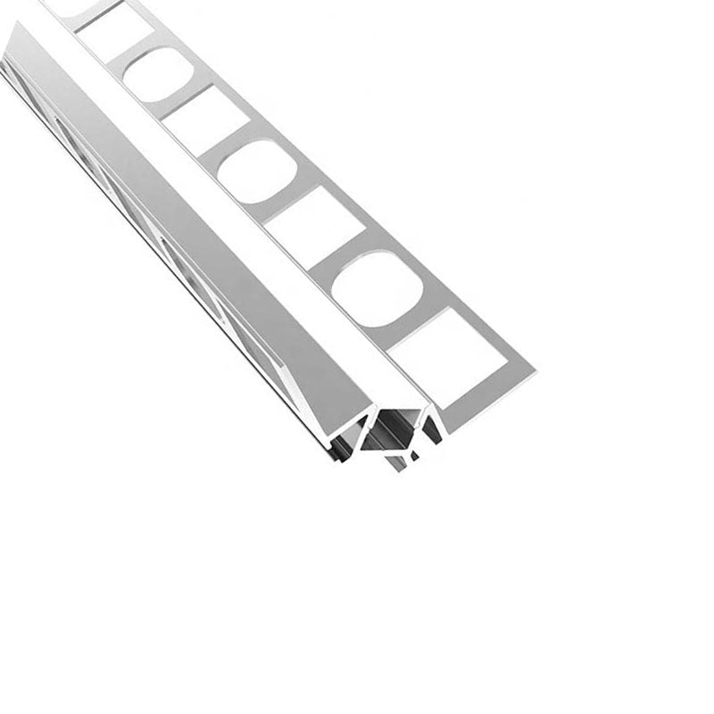 Aluminium LED Profile with Flange – Inside Corner 10mm Tile/Marble - LUK-088
