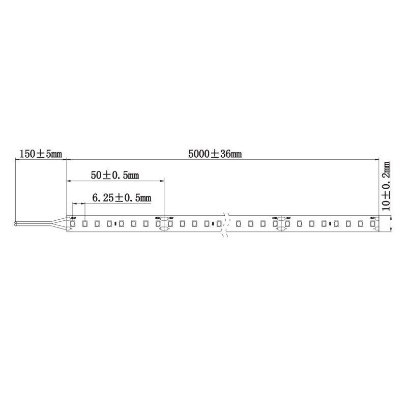 5m/25m  2835 SMD LED Strip | 24V, 140 LED/m, 3000K-4000k-6500K Warm White, IP33