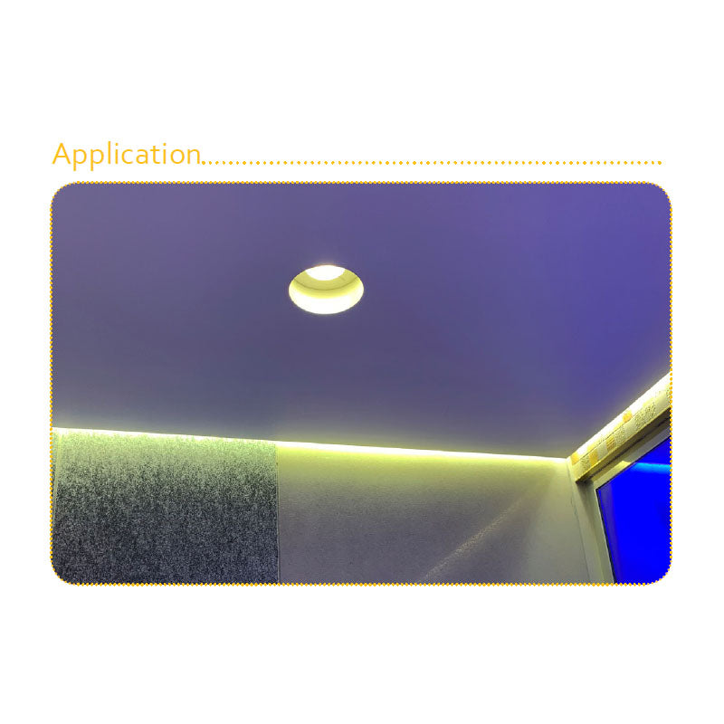 IP20, Round Trimless- TILT, downlight- Cutout 80mm LUK-TS6732-MW