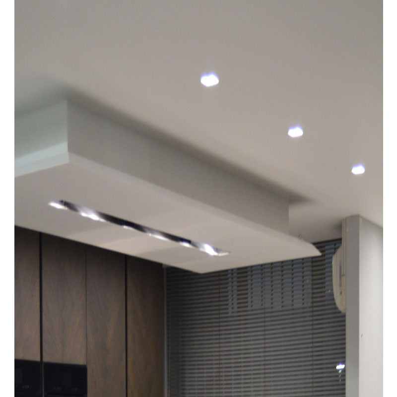 IP20, Square Trimless- TILT downlight- Cutout 80mm LUK-TS6766-MW