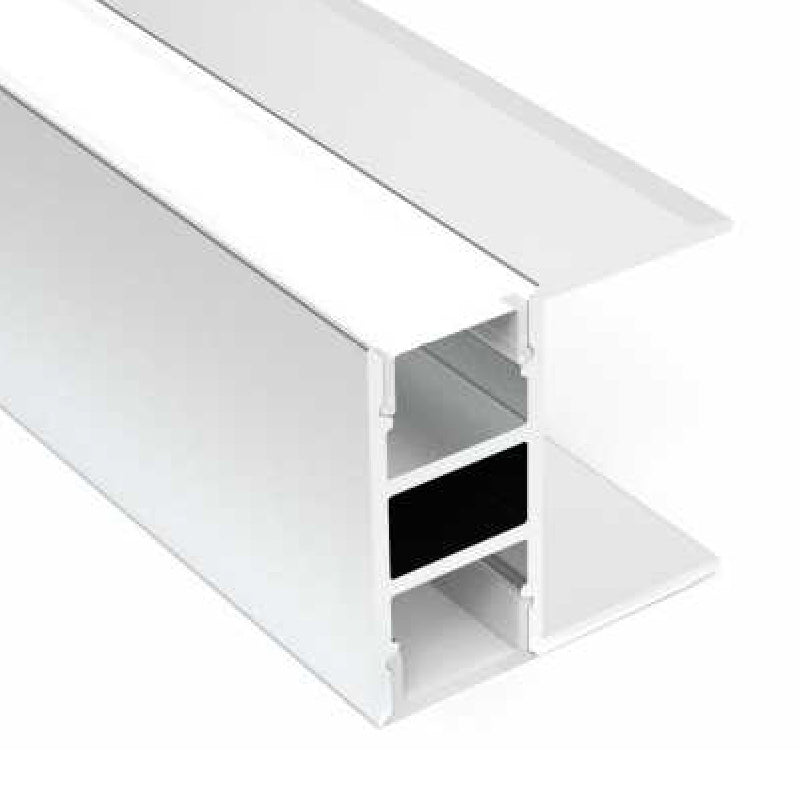 Square Aluminium LED Profile – PC Opal Matte Diffuser, 2M/PCS - LUK181