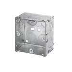 1 Gang 35mm Metal back box - LUKG3335 Pack Of 5 - thelightinggallery