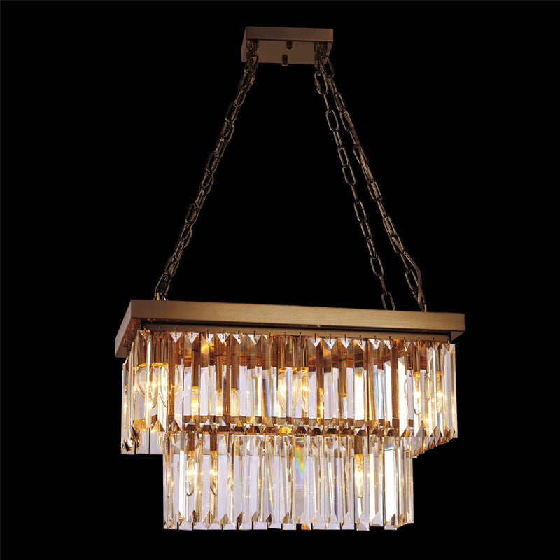 Crystalline 8 Light Ceiling Pendant (Bronze) MD17090009-8A BRZ