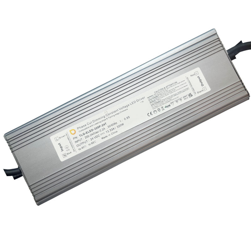 CV Driver 320W 24VDC IP20 Triac Dimmable180-240V TLG-ELED-320P-24T