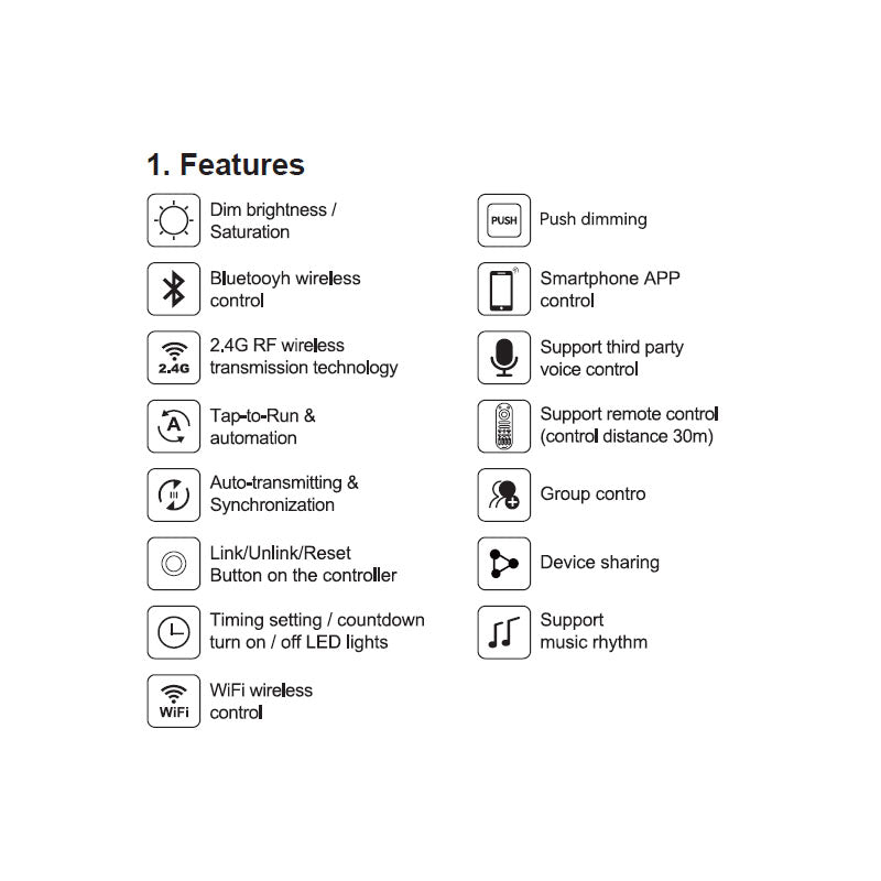 WiFi Single Colour LED Controller