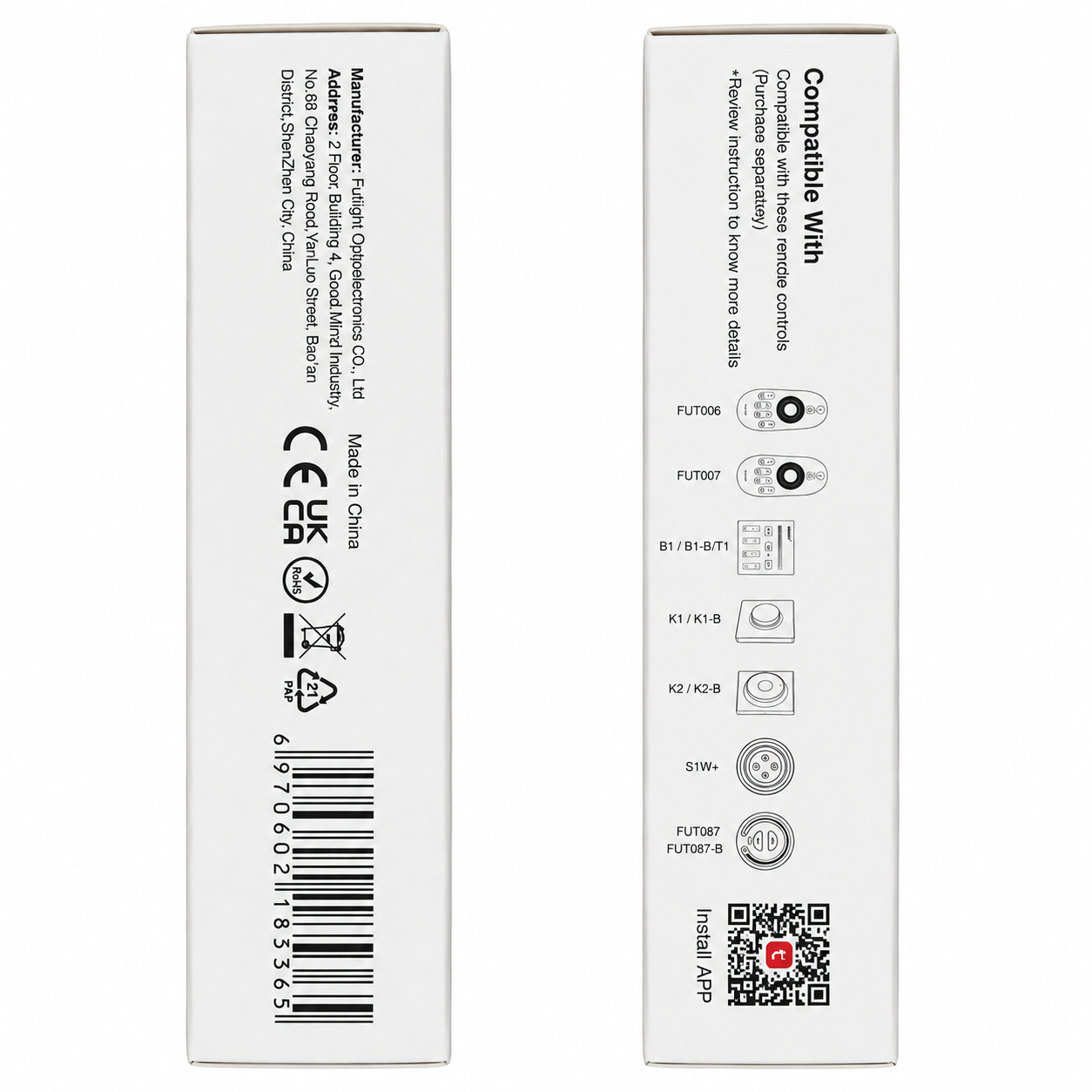 TRIPW MiBoxer TRIAC Dimmer (2.4G RF + WiFi + Push Dim)