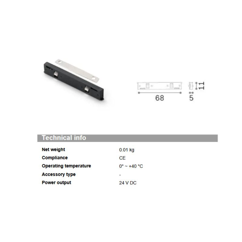 Ideal Lux Deva surface linear connector