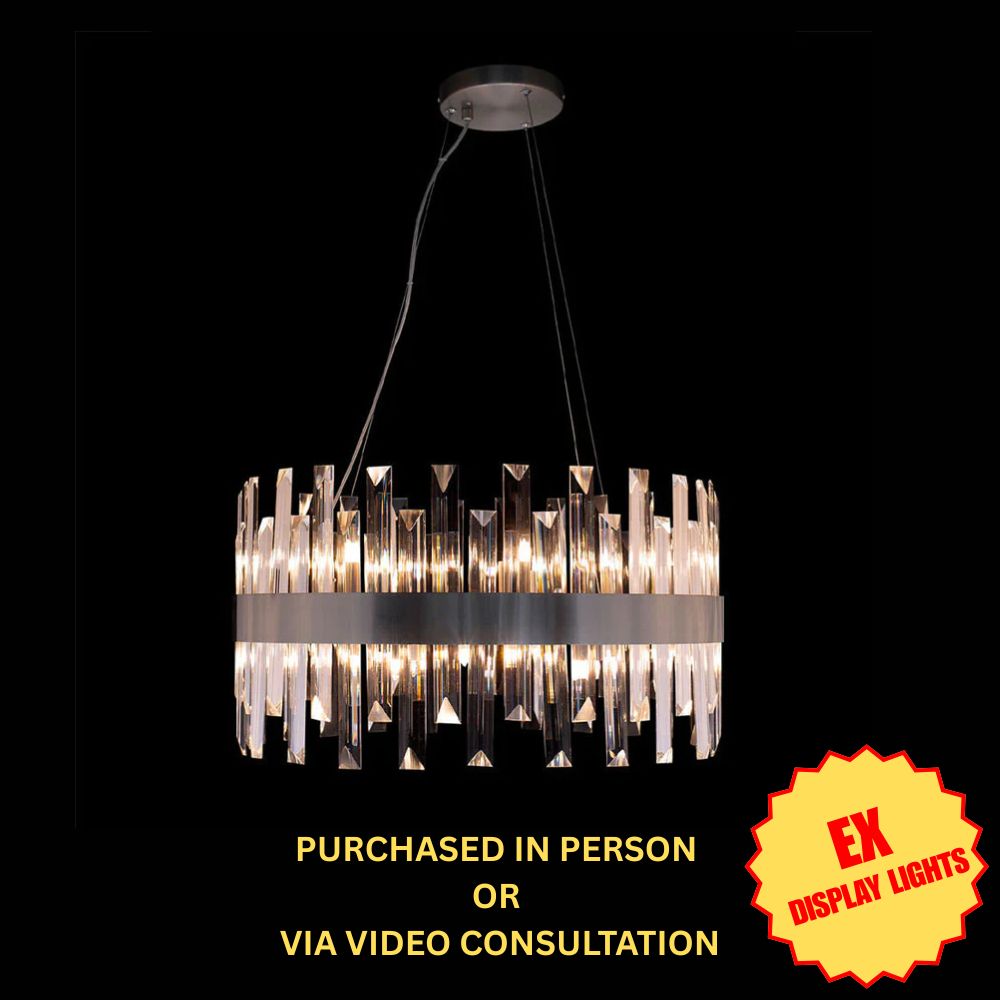Zenna D55 Pendant Light | Satin Nickel | Illuminati