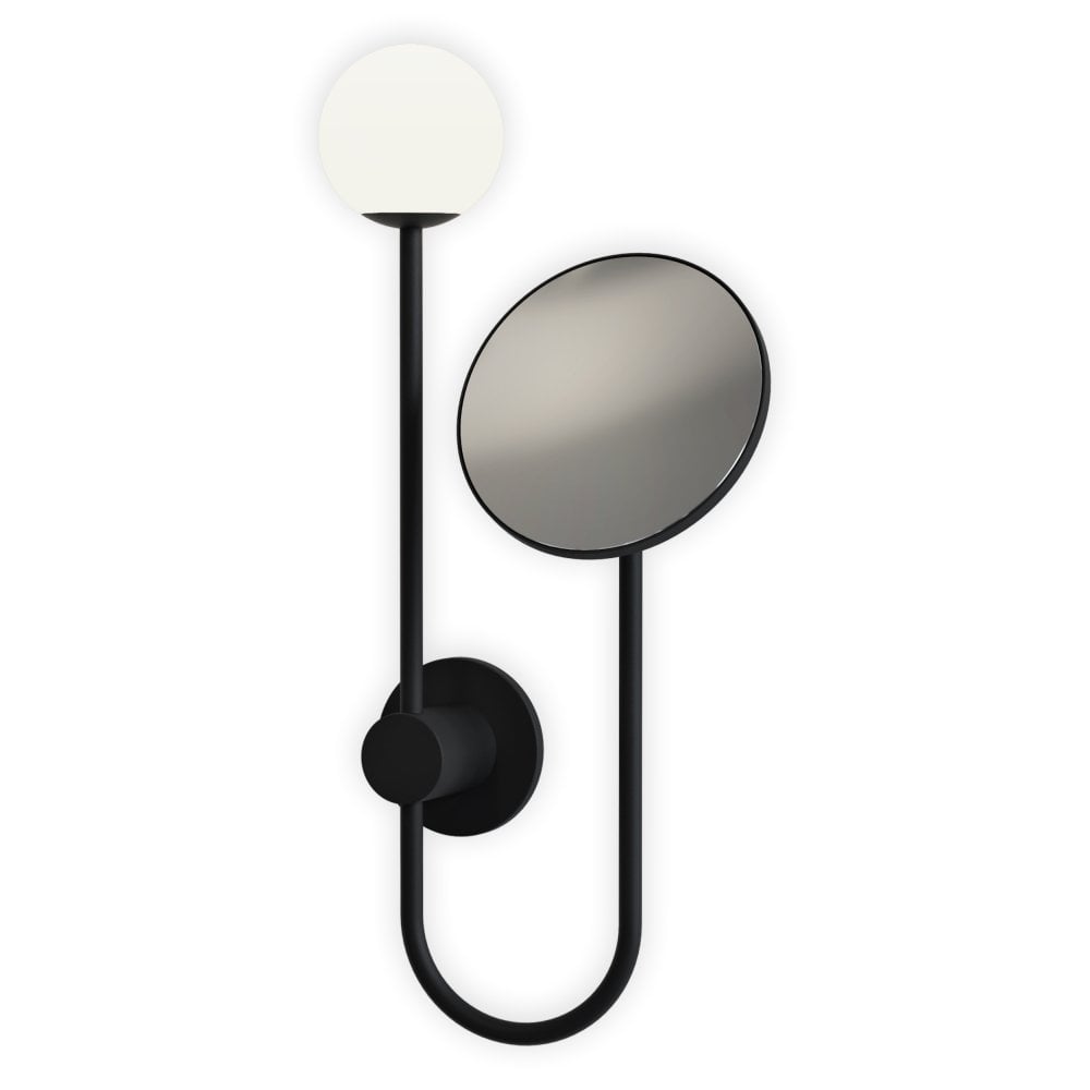 Astro 1424003 Orb Bathroom Magnifying Mirror Matt Black