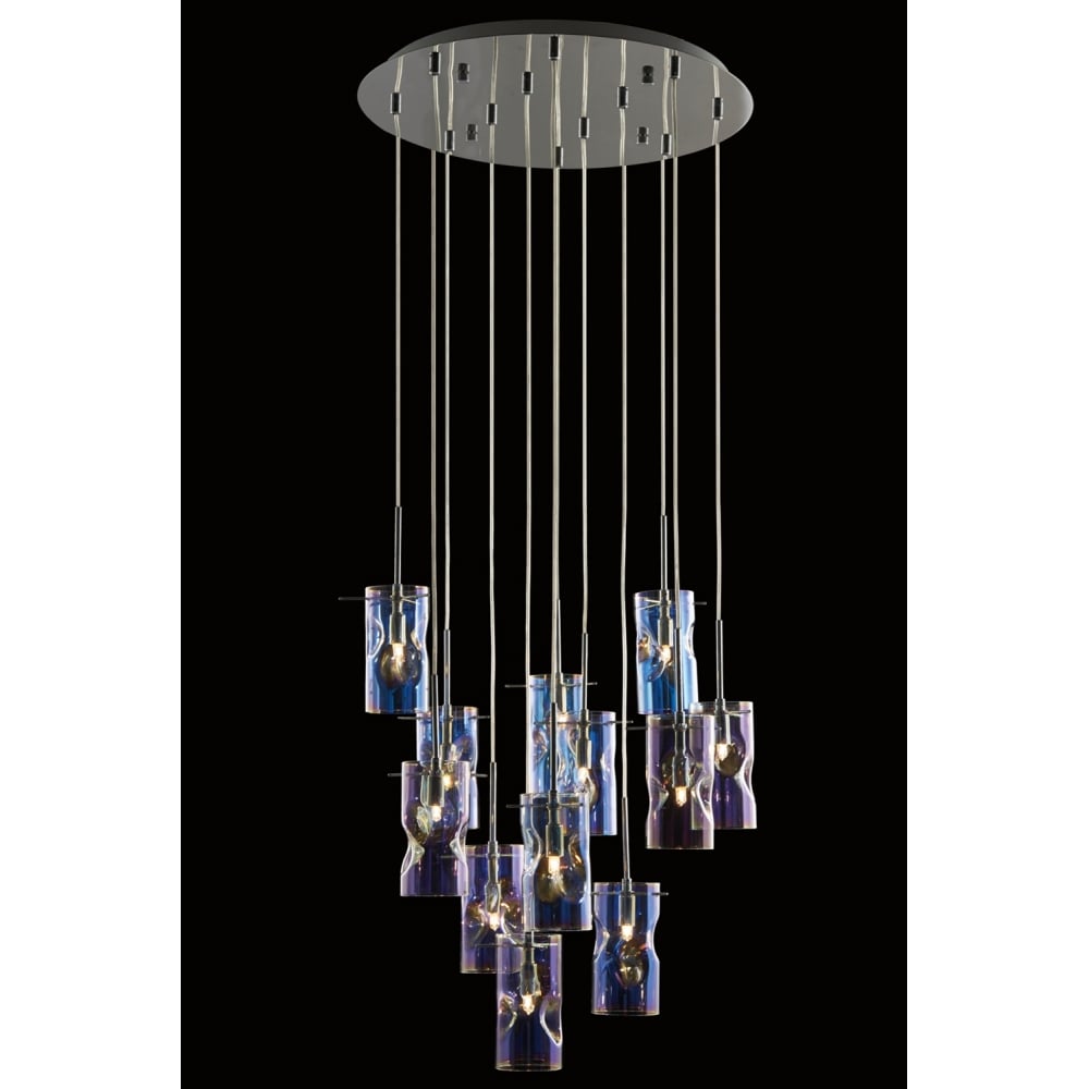 MD13028079-9BMULTI Venus 9 Light Pendant Translucent